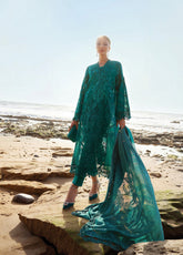 Maria B Embroidered Lawn 3 Piece Unstitched Suit MB25LL D-05