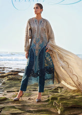 Maria B Embroidered Lawn 3 Piece Unstitched Suit MB25LL D-08