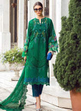 Maria B Luxury Embroidered Lawn Eid Edit-II 3 Piece Unstitched Suit MB24EE2 D-02