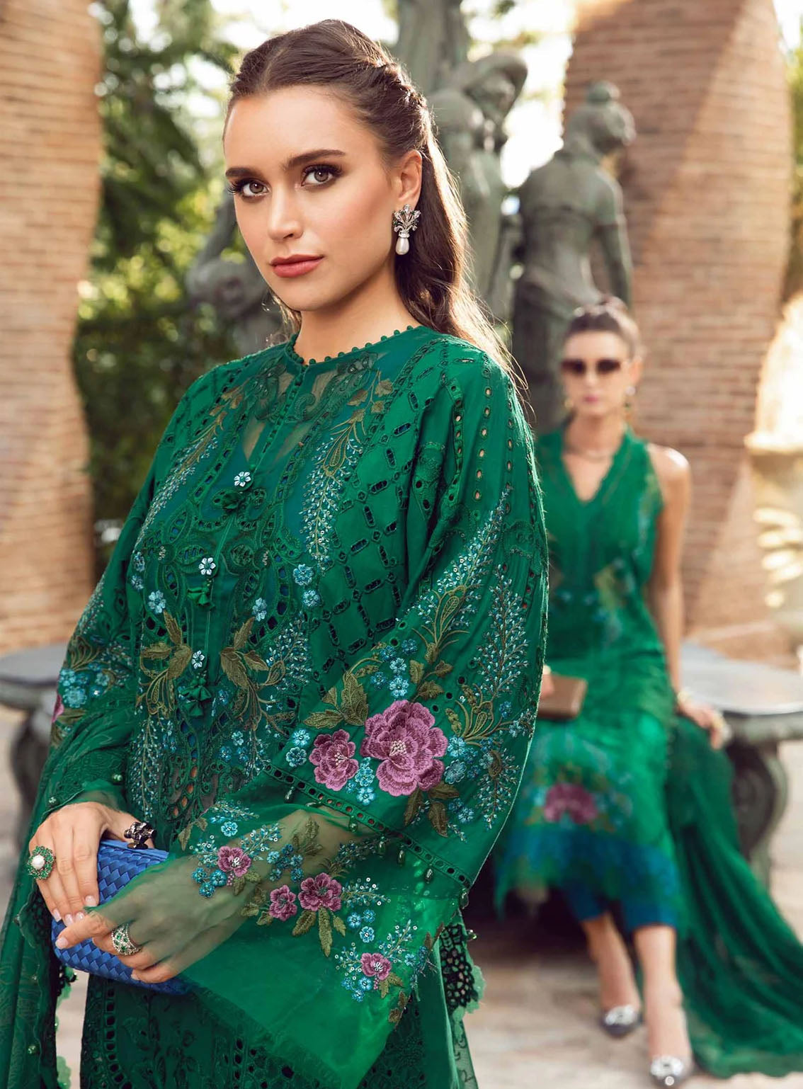 Maria B Luxury Embroidered Lawn Eid Edit-II 3 Piece Unstitched Suit MB24EE2 D-02 Maria B Luxury Embroidered Lawn Eid Edit-II 3 Piece Unstitched Suit MB24EE2 D-02