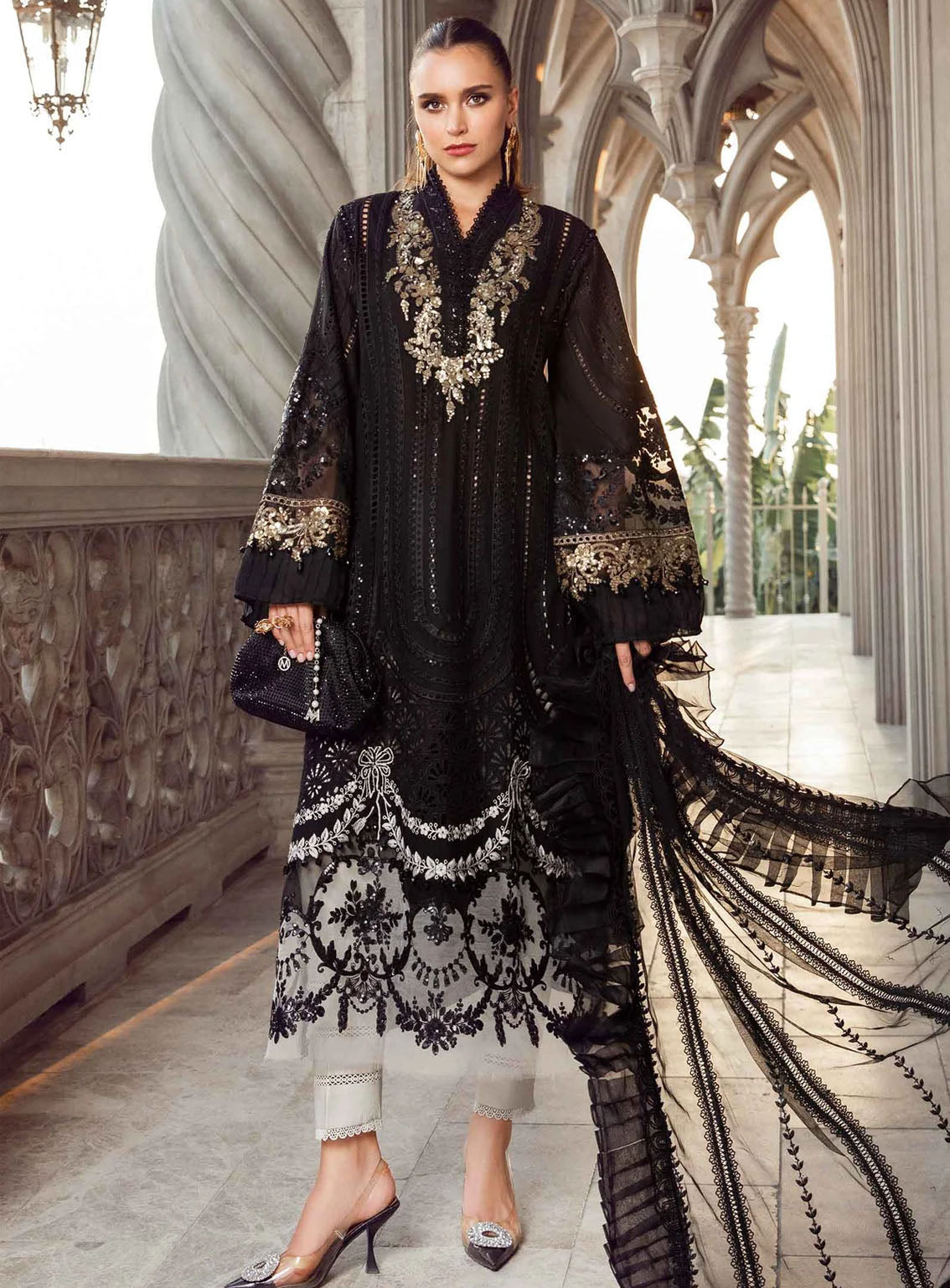 Maria B Luxury Embroidered Lawn Eid Edit-II 3 Piece Unstitched Suit MB24EE2 D-03 Maria B Luxury Embroidered Lawn Eid Edit-II 3 Piece Unstitched Suit MB24EE2 D-03