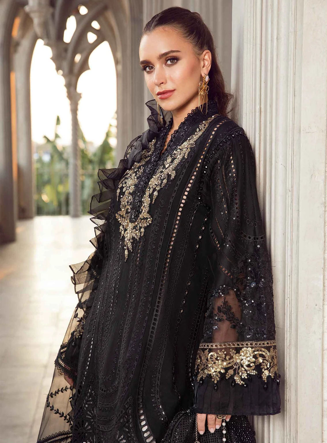 Maria B Luxury Embroidered Lawn Eid Edit-II 3 Piece Unstitched Suit MB24EE2 D-03 Maria B Luxury Embroidered Lawn Eid Edit-II 3 Piece Unstitched Suit MB24EE2 D-03