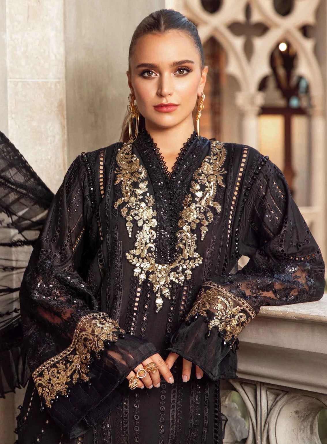 Maria B Luxury Embroidered Lawn Eid Edit-II 3 Piece Unstitched Suit MB24EE2 D-03 Maria B Luxury Embroidered Lawn Eid Edit-II 3 Piece Unstitched Suit MB24EE2 D-03
