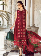 Maria B Luxury Embroidered Lawn Eid Edit-II 3 Piece Unstitched Suit MB24EE2 D-05