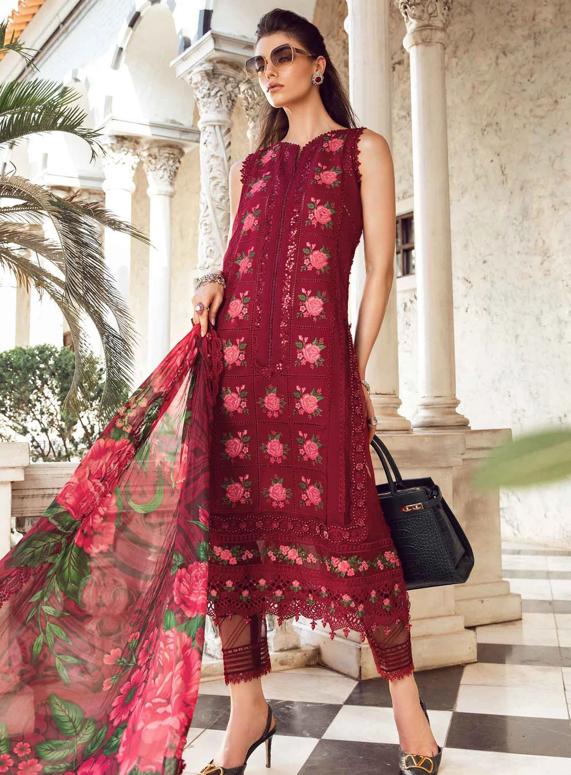 Maria B Luxury Embroidered Lawn Eid Edit-II 3 Piece Unstitched Suit MB24EE2 D-05 Maria B Luxury Embroidered Lawn Eid Edit-II 3 Piece Unstitched Suit MB24EE2 D-05