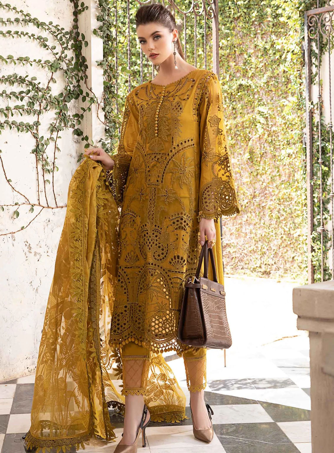 Maria B Luxury Embroidered Lawn Eid Edit-II 3 Piece Unstitched Suit MB24EE2 D-08 Maria B Luxury Embroidered Lawn Eid Edit-II 3 Piece Unstitched Suit MB24EE2 D-08