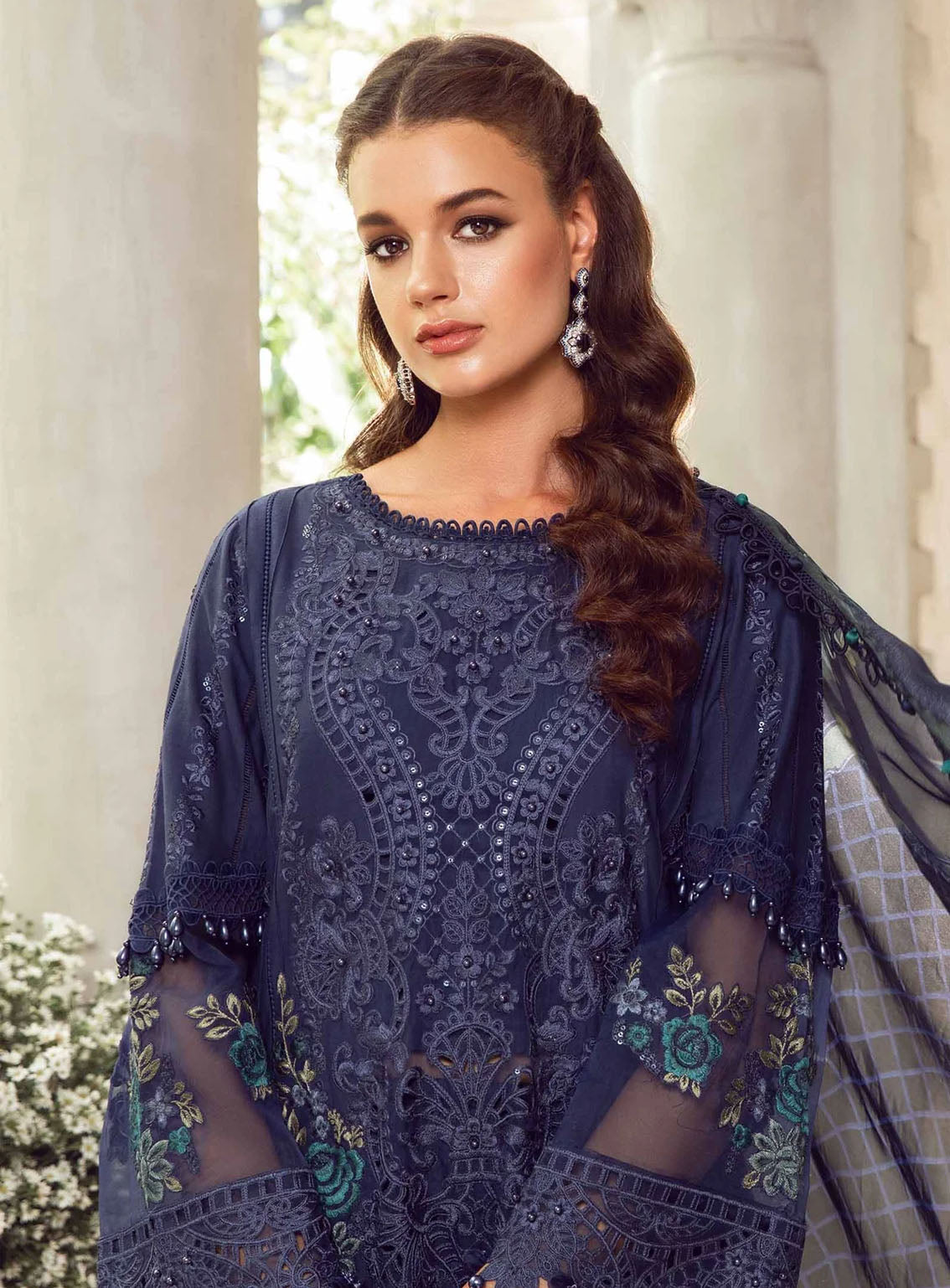 Maria B Luxury Embroidered Lawn Eid Edit-II 3 Piece Unstitched Suit MB24EE2 D-09 Maria B Luxury Embroidered Lawn Eid Edit-II 3 Piece Unstitched Suit MB24EE2 D-09