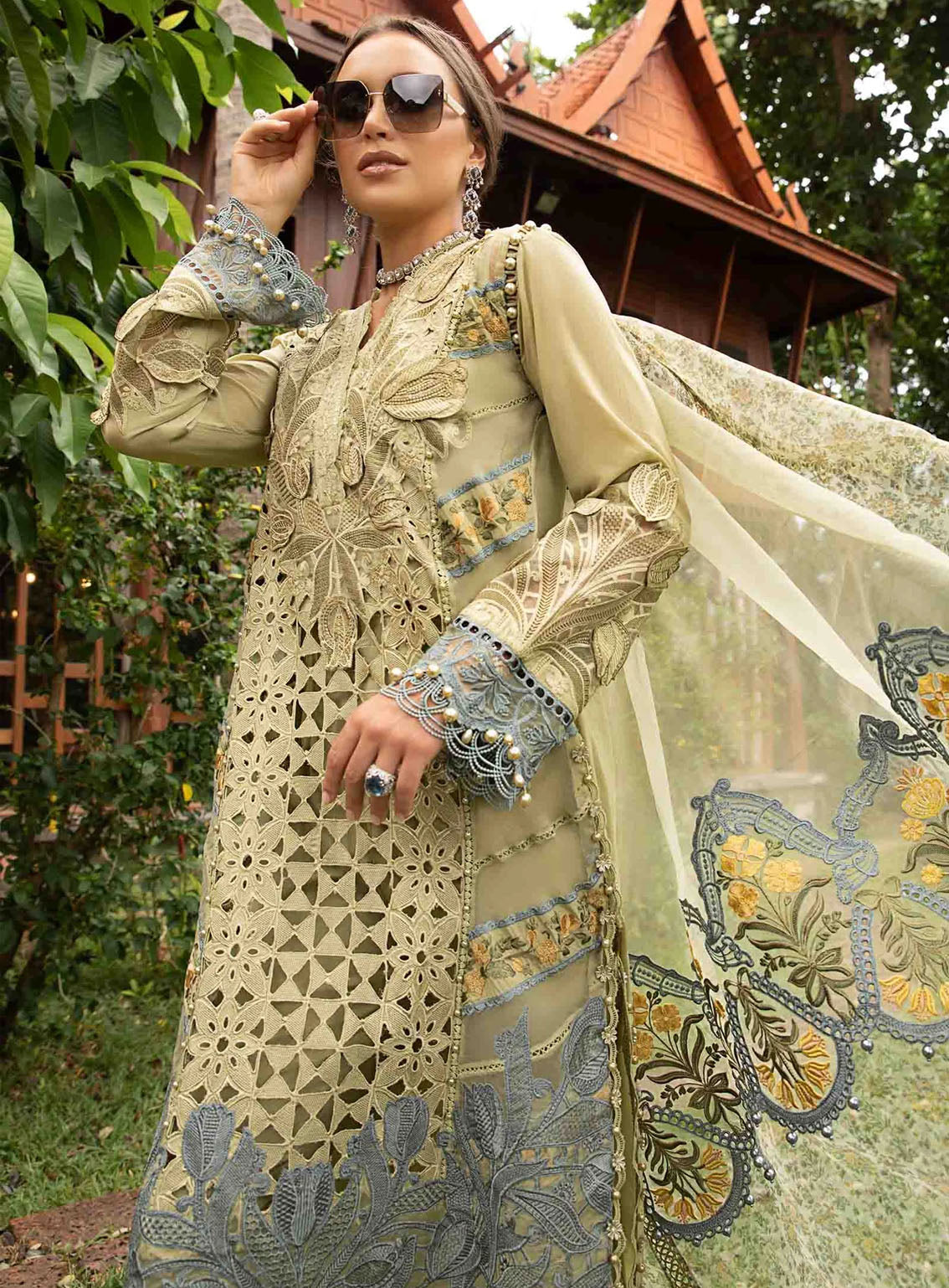 Maria B Luxury Embroidered Lawn Eid Edit-II 3 Piece Unstitched Suit MB24EE2 D-10 Maria B Luxury Embroidered Lawn Eid Edit-II 3 Piece Unstitched Suit MB24EE2 D-10