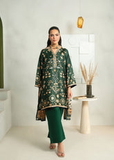 Marine By Rashid Textile Luxury Printed Silk 3 Piece Unstitched Suit RT25LS D-1002