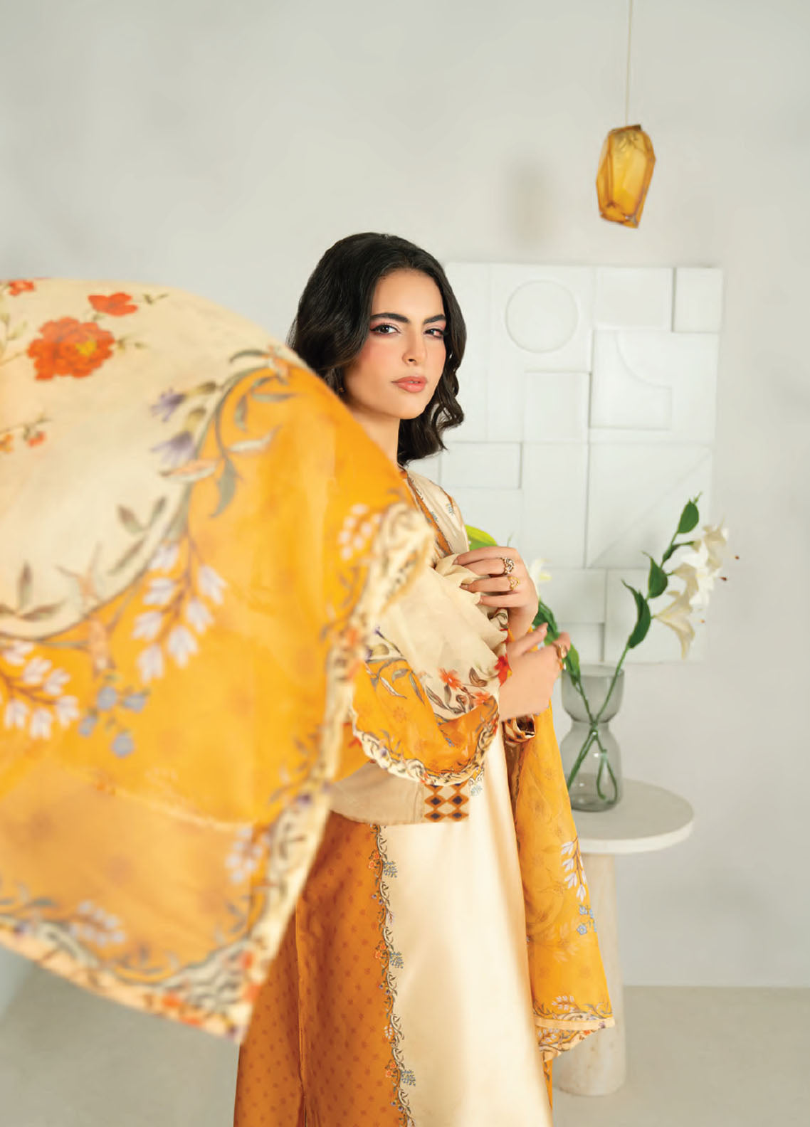 Marine By Rashid Textile Luxury Printed Silk 3 Piece Unstitched Suit RT25LS D-1004 Marine By Rashid Textile Luxury Printed Silk 3 Piece Unstitched Suit RT25LS D-1004