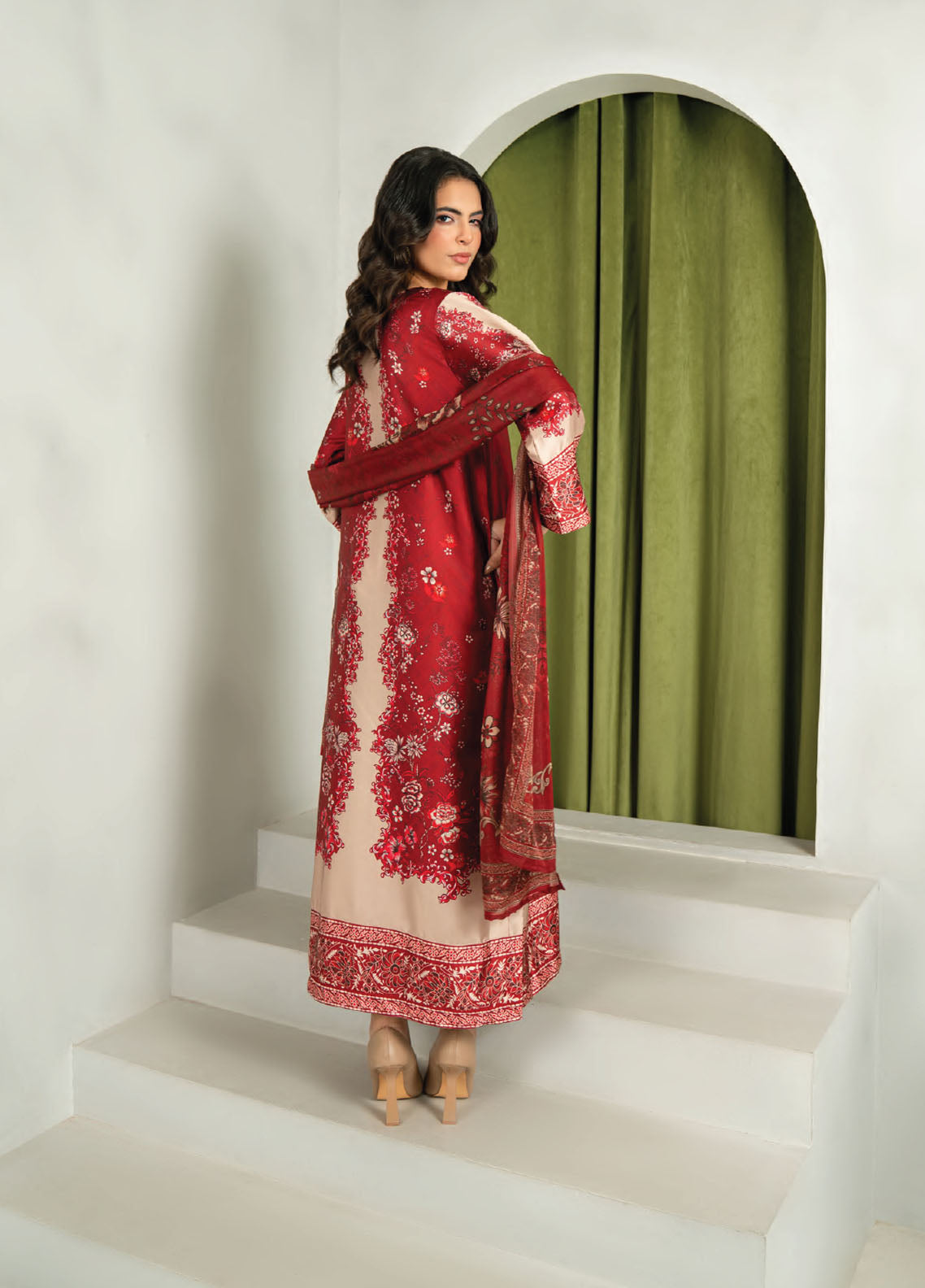 Marine By Rashid Textile Luxury Printed Silk 3 Piece Unstitched Suit RT25LS D-1008 Marine By Rashid Textile Luxury Printed Silk 3 Piece Unstitched Suit RT25LS D-1008