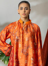 Marine By Rashid Textile Silk Luxury Printed 3 Piece Unstitched Suit RT24MV1 D-8283