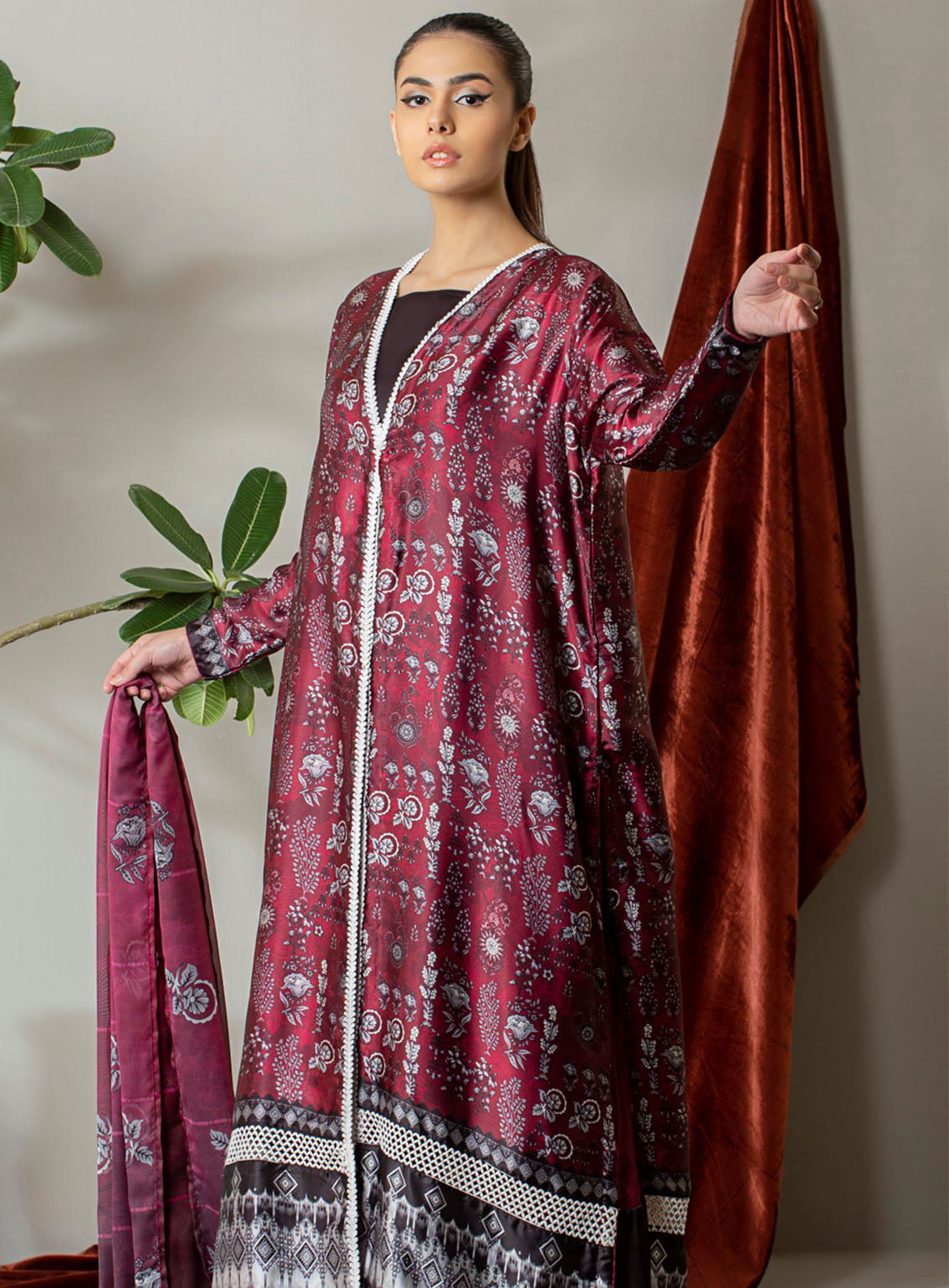 Marine By Rashid Textile Silk Luxury Printed 3 Piece Unstitched Suit RT24MV1 D-8284 Marine By Rashid Textile Silk Luxury Printed 3 Piece Unstitched Suit RT24MV1 D-8284