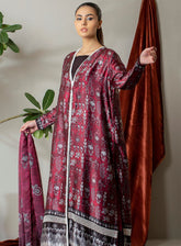 Marine By Rashid Textile Silk Luxury Printed 3 Piece Unstitched Suit RT24MV1 D-8284