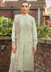 Maryam Hussain Embroidered Lawn 3 Piece Unstitched Suit MH25LLV2 D-GULBEEN