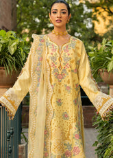 Maryam Hussain Embroidered Lawn 3 Piece Unstitched Suit MH25LLV2 D-MARJAAN