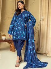 Mava By Rashid Textile Printed Khaddar 3 Piece Unstitched Suit RT24MWE D-8433