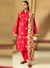 Mava By Rashid Textile Printed Khaddar 3 Piece Unstitched Suit RT24MWE D-8437