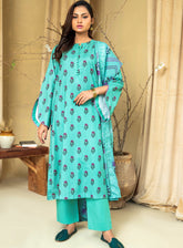 Mava By Rashid Textile Printed Khaddar 3 Piece Unstitched Suit RT24MWE D-8438