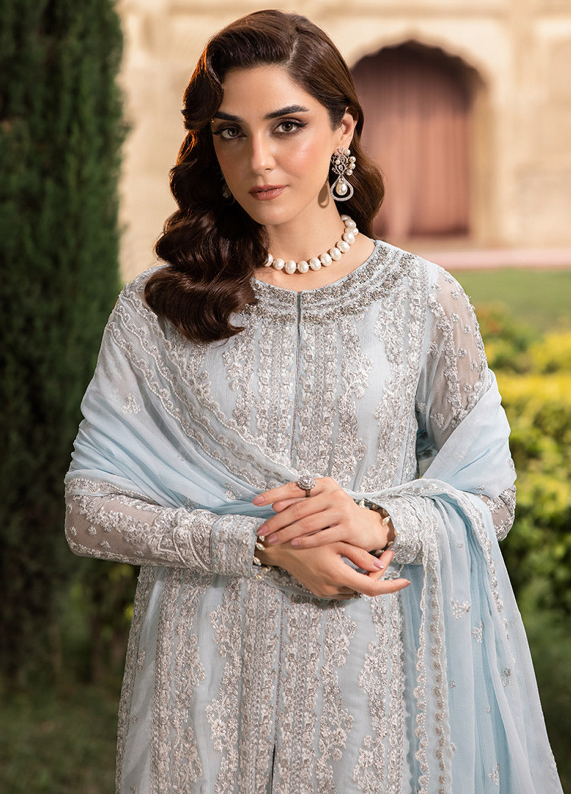 Maya Ali By Azure Embroidered Chiffon 3 Piece Unstitched Suit AZU24MAL D-OCEAN SAPPHIRE Maya Ali By Azure Embroidered Chiffon 3 Piece Unstitched Suit AZU24MAL D-OCEAN SAPPHIRE