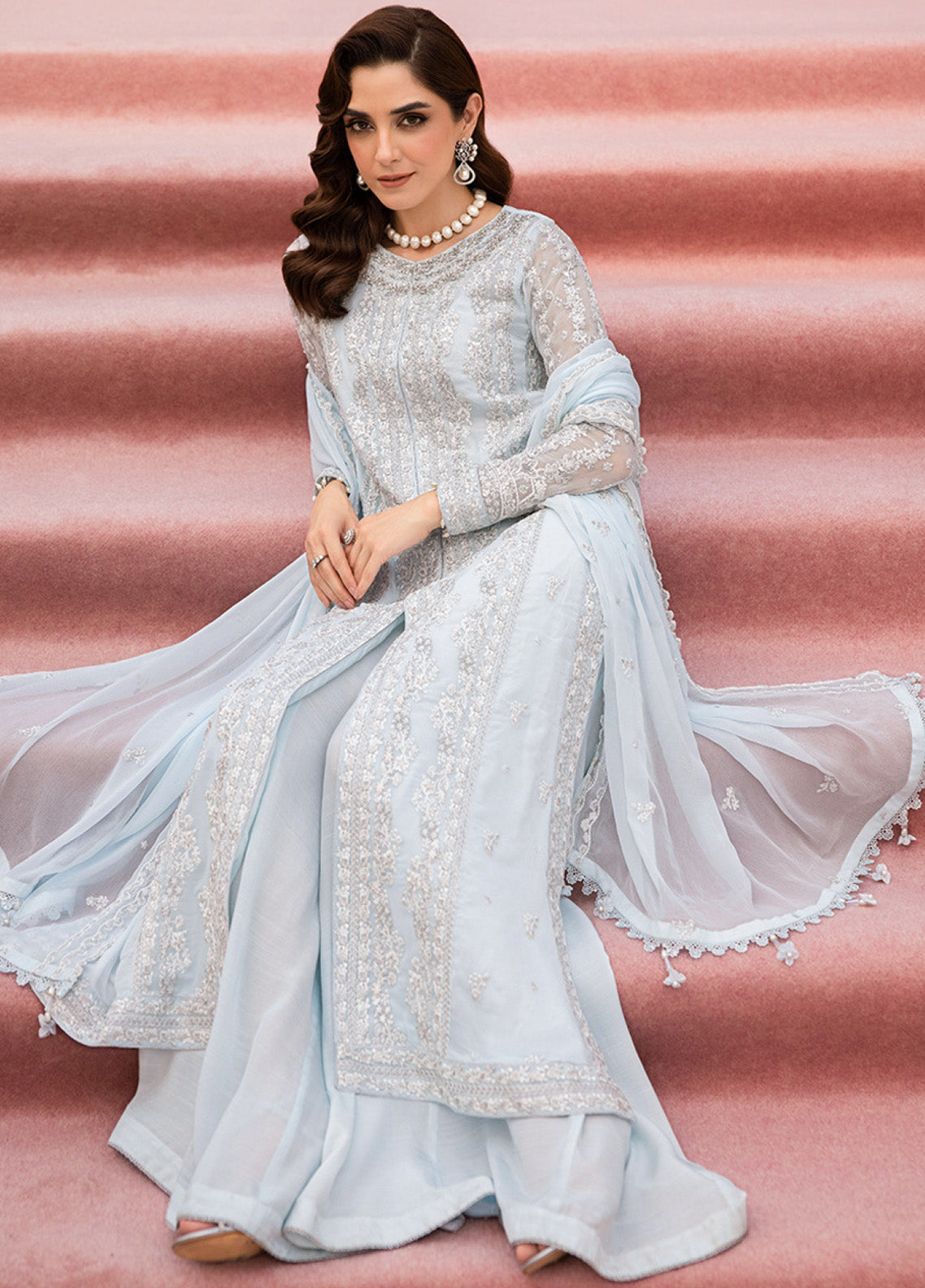 Maya Ali By Azure Embroidered Chiffon 3 Piece Unstitched Suit AZU24MAL D-OCEAN SAPPHIRE Maya Ali By Azure Embroidered Chiffon 3 Piece Unstitched Suit AZU24MAL D-OCEAN SAPPHIRE