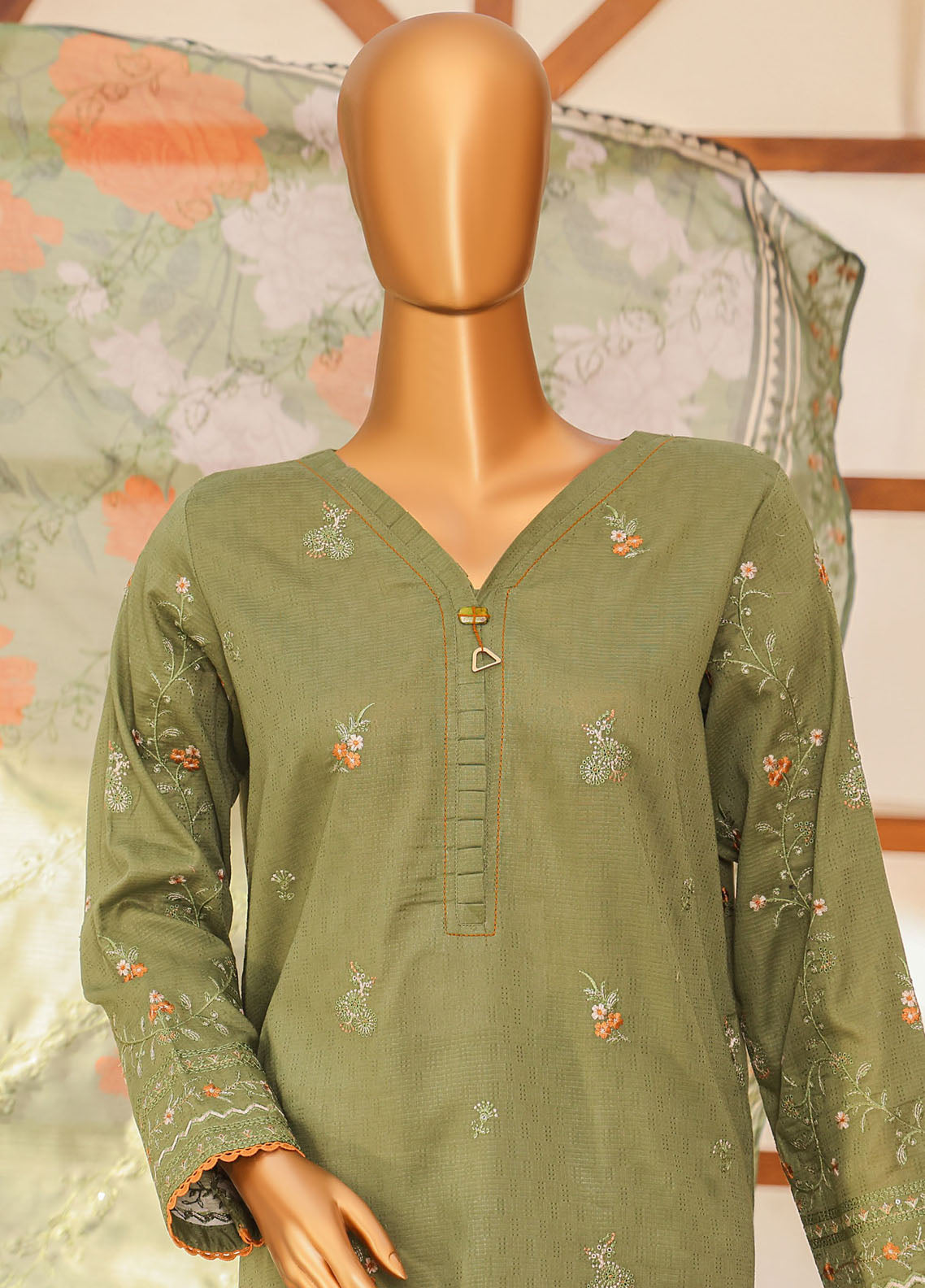 Mayaar By HZ Textiles Embroidered Cotton 3 Piece Unstitched Suit HZ25M D-MEC-03 Mayaar By HZ Textiles Embroidered Cotton 3 Piece Unstitched Suit HZ25M D-MEC-03