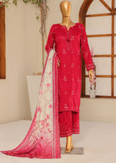 Mayaar By HZ Textiles Embroidered Cotton 3 Piece Unstitched Suit HZ25M D-MEC-05