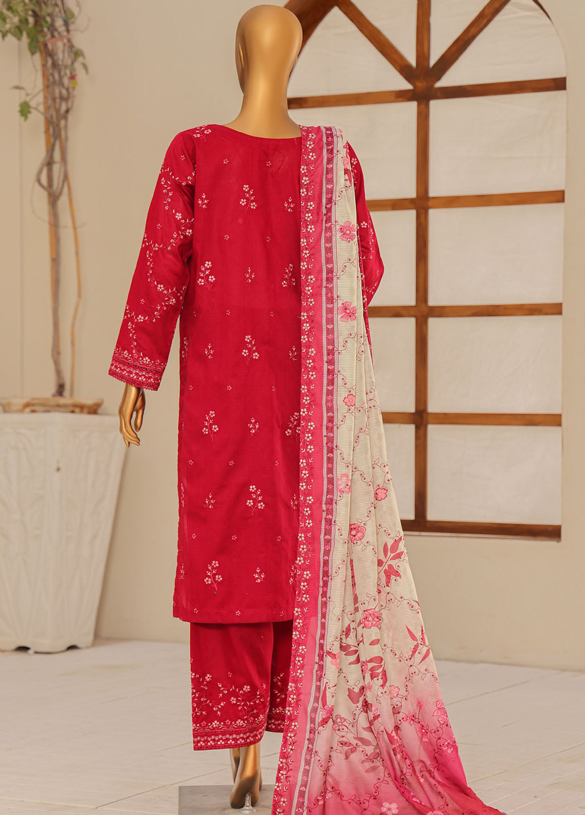 Mayaar By HZ Textiles Embroidered Cotton 3 Piece Unstitched Suit HZ25M D-MEC-05 Mayaar By HZ Textiles Embroidered Cotton 3 Piece Unstitched Suit HZ25M D-MEC-05
