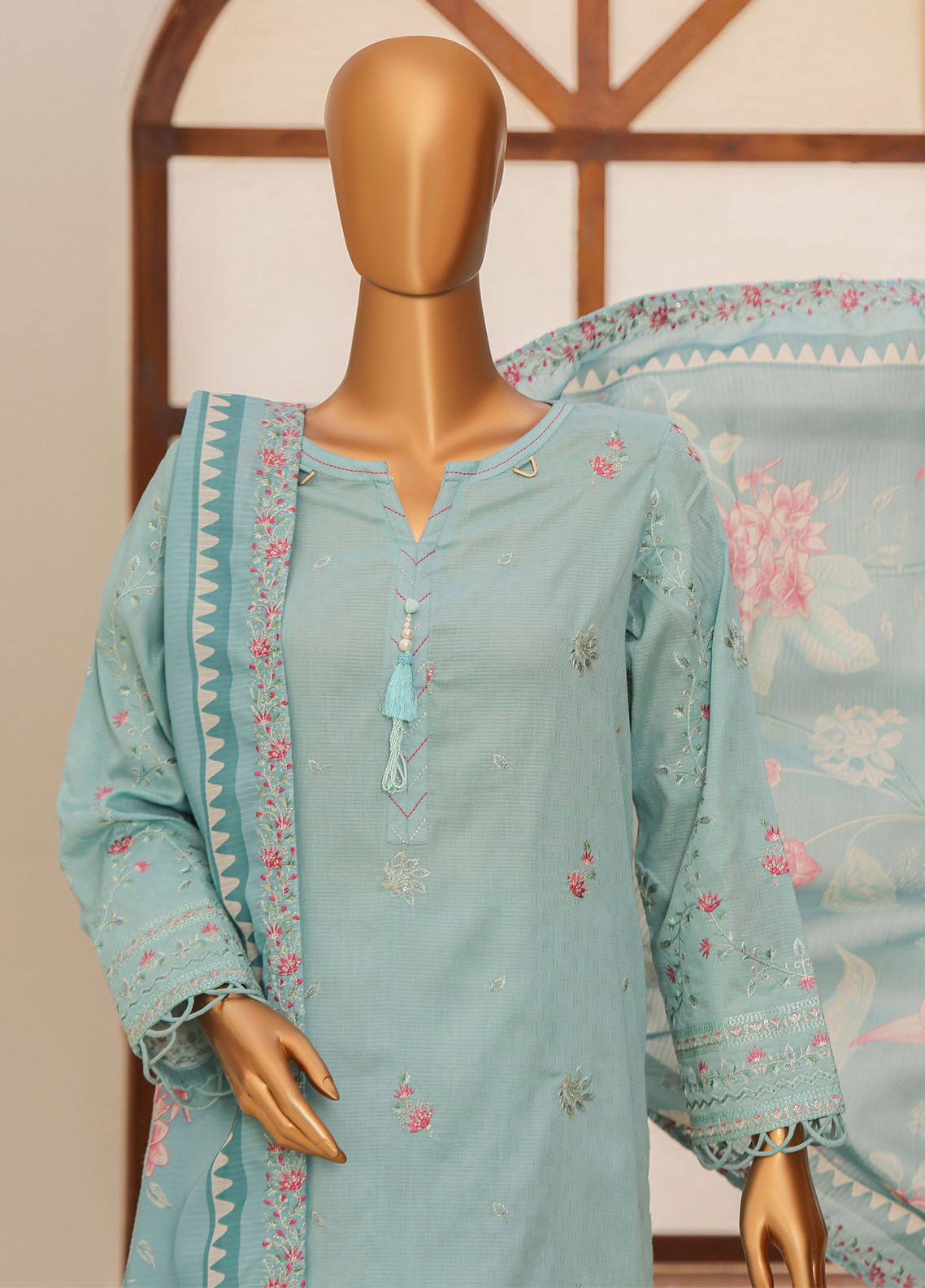Mayaar By HZ Textiles Embroidered Cotton 3 Piece Unstitched Suit HZ25M D-MEC-06 Mayaar By HZ Textiles Embroidered Cotton 3 Piece Unstitched Suit HZ25M D-MEC-06