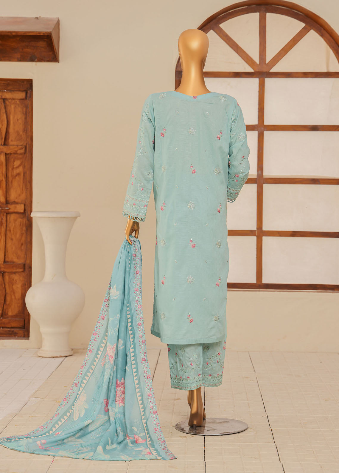 Mayaar By HZ Textiles Embroidered Cotton 3 Piece Unstitched Suit HZ25M D-MEC-06 Mayaar By HZ Textiles Embroidered Cotton 3 Piece Unstitched Suit HZ25M D-MEC-06