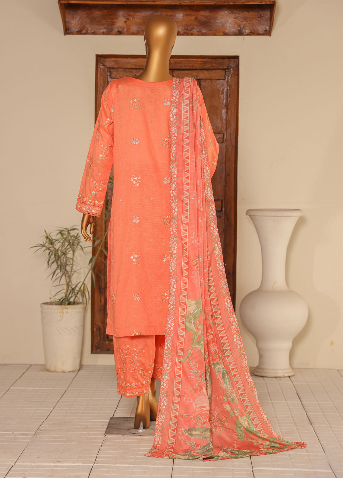 Mayaar By HZ Textiles Embroidered Cotton 3 Piece Unstitched Suit HZ25M D-MEC-09 Mayaar By HZ Textiles Embroidered Cotton 3 Piece Unstitched Suit HZ25M D-MEC-09