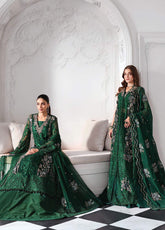 Mbroidered By Maria B Embroidered Chiffon 3 Piece Unstitched Suit MB25MF BD-2008