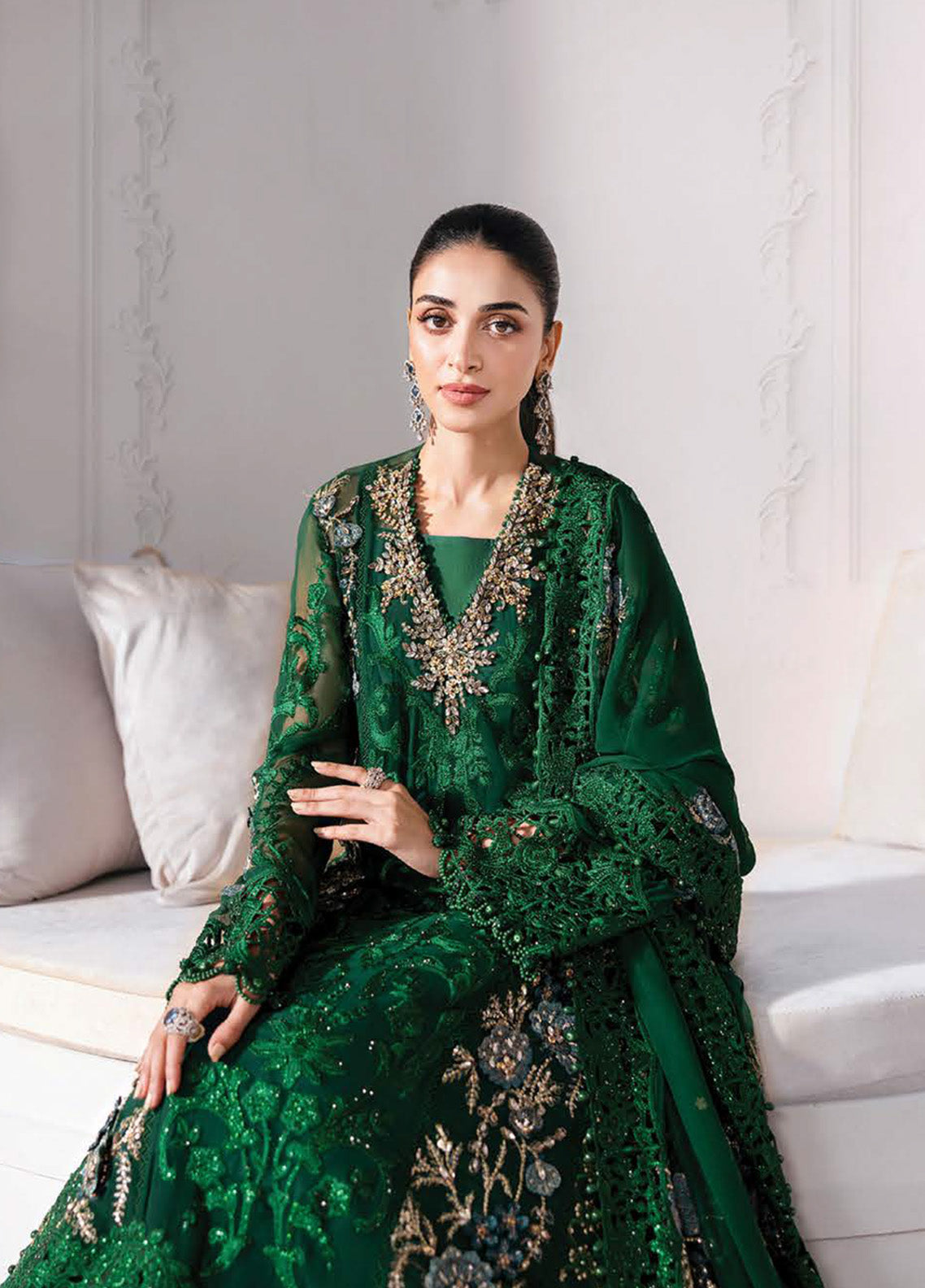Mbroidered By Maria B Embroidered Chiffon 3 Piece Unstitched Suit MB25MF BD-2008 Mbroidered By Maria B Embroidered Chiffon 3 Piece Unstitched Suit MB25MF BD-2008