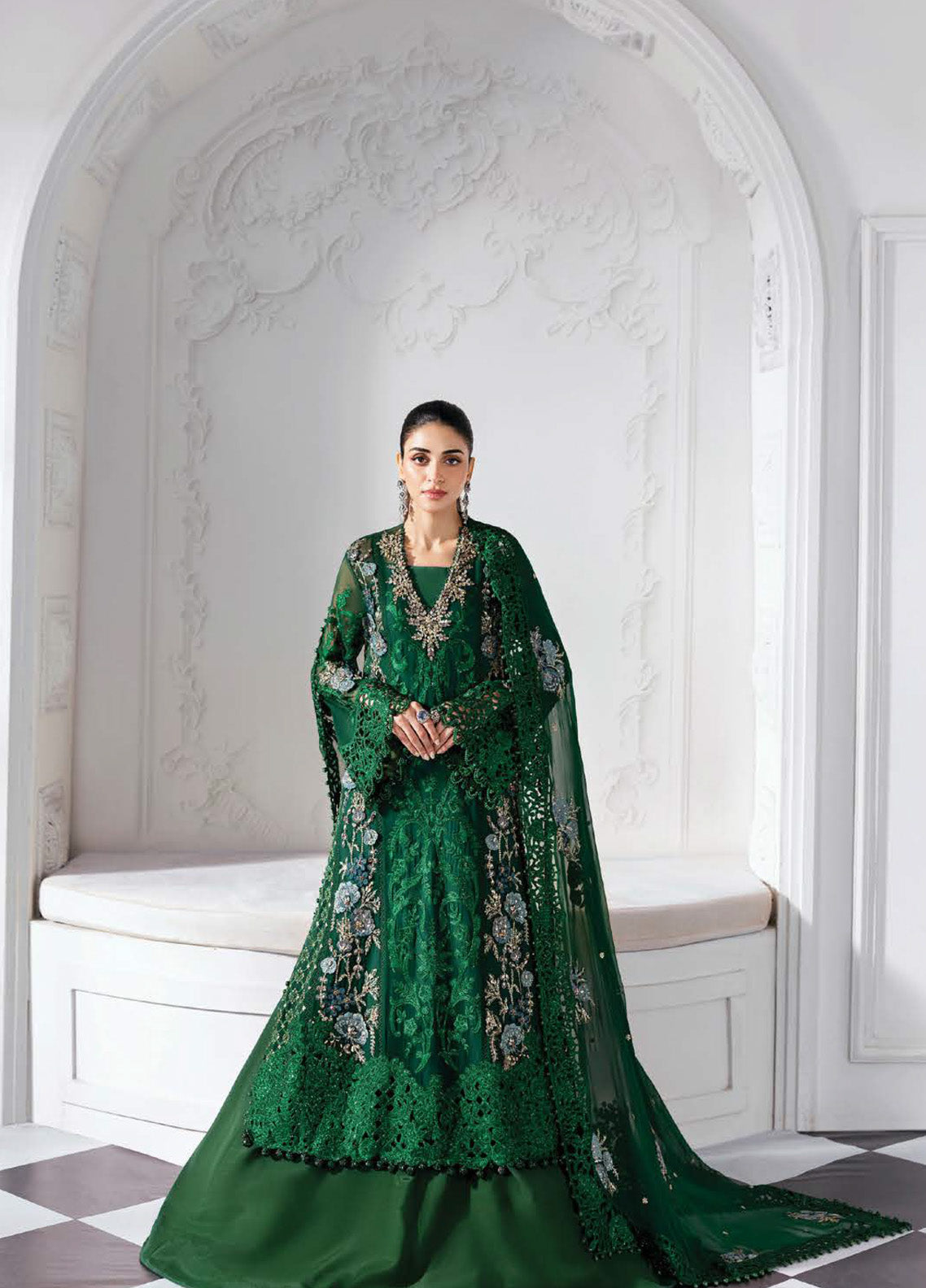 Mbroidered By Maria B Embroidered Chiffon 3 Piece Unstitched Suit MB25MF BD-2008 Mbroidered By Maria B Embroidered Chiffon 3 Piece Unstitched Suit MB25MF BD-2008