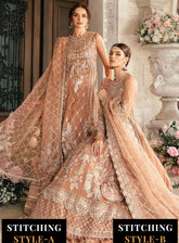 Mbroidered By Maria B Embroidered Net 3 Piece Unstitched Suit MB24M D-04