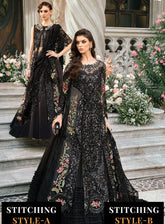 Mbroidered By Maria B Embroidered Organza 3 Piece Unstitched Suit MB24M D-02