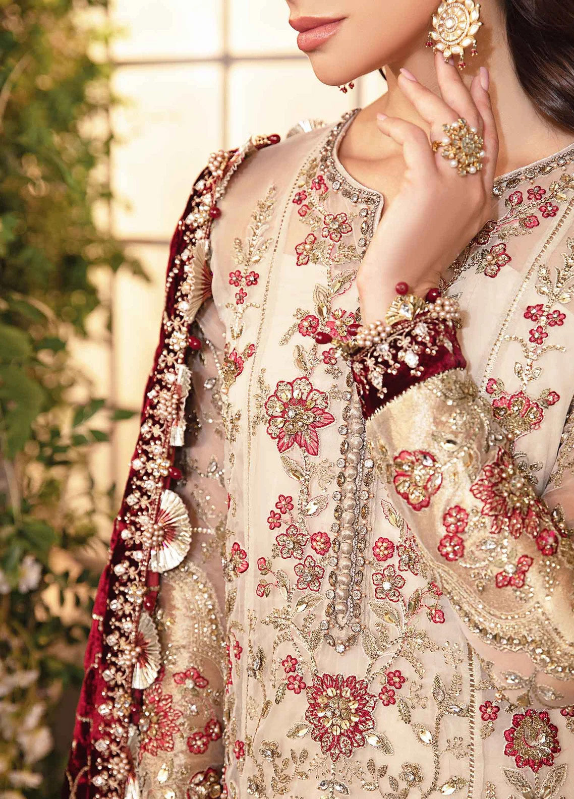 Mbroidered By Maria B Embroidered Organza 3 Piece Unstitched Suit MB24MW D-05 Mbroidered By Maria B Embroidered Organza 3 Piece Unstitched Suit MB24MW D-05