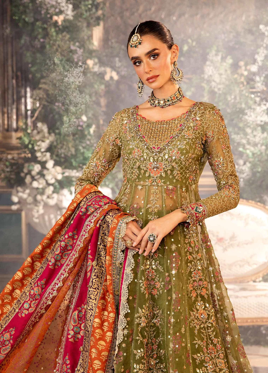 Mbroidered By Maria B Embroidered Organza 3 Piece Unstitched Suit MB24MW D-06 Mbroidered By Maria B Embroidered Organza 3 Piece Unstitched Suit MB24MW D-06