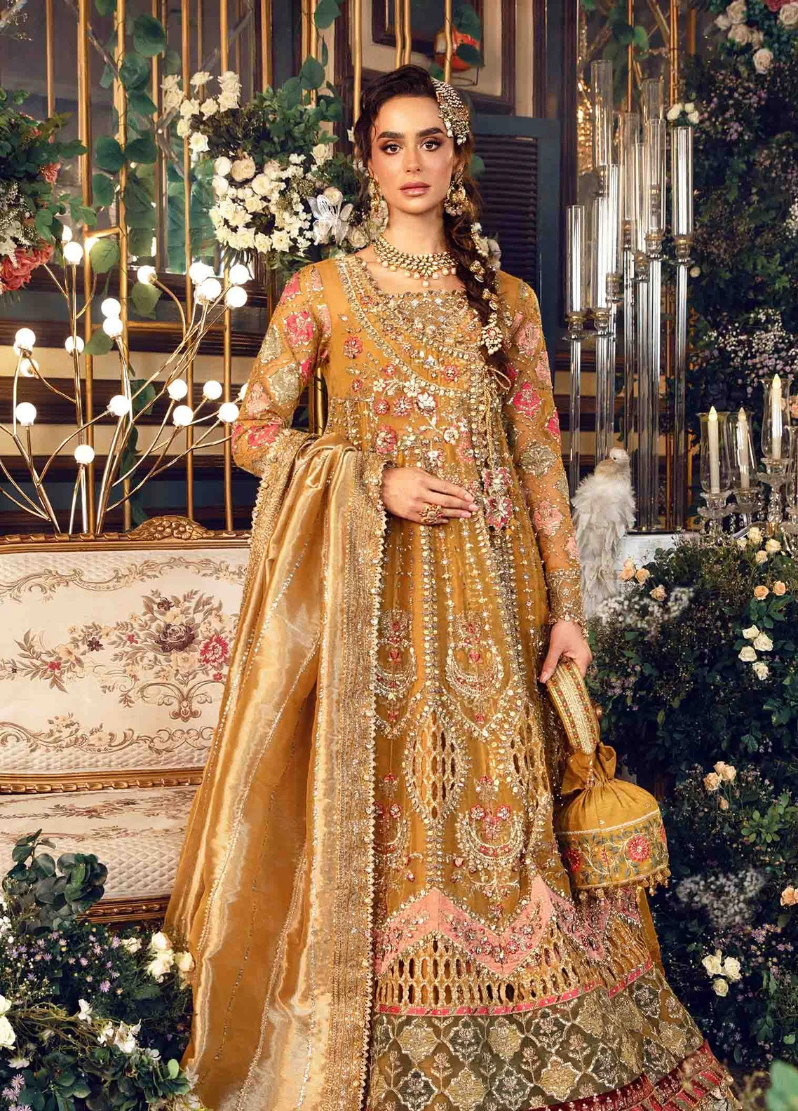 Mbroidered By Maria B Embroidered Organza 3 Piece Unstitched Suit MB24MW D-07 Mbroidered By Maria B Embroidered Organza 3 Piece Unstitched Suit MB24MW D-07