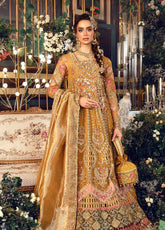 Mbroidered By Maria B Embroidered Organza 3 Piece Unstitched Suit MB24MW D-07
