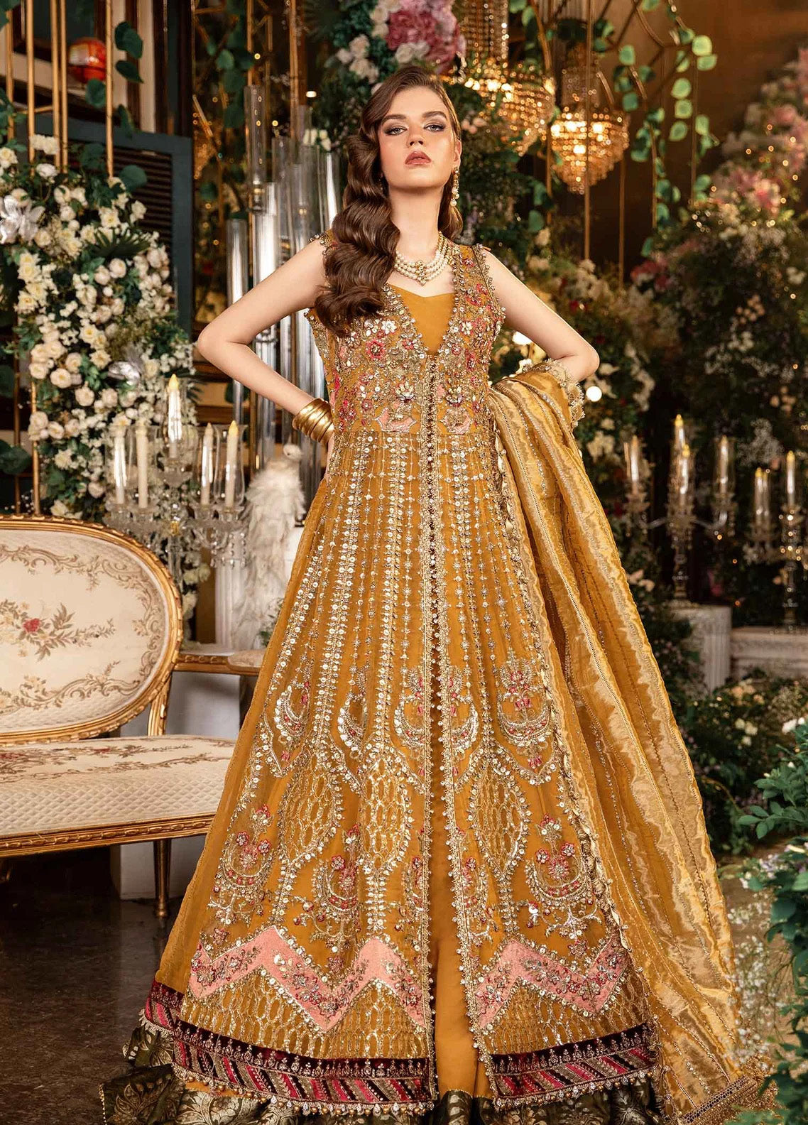 Mbroidered By Maria B Embroidered Organza 3 Piece Unstitched Suit MB24MW D-07 Mbroidered By Maria B Embroidered Organza 3 Piece Unstitched Suit MB24MW D-07