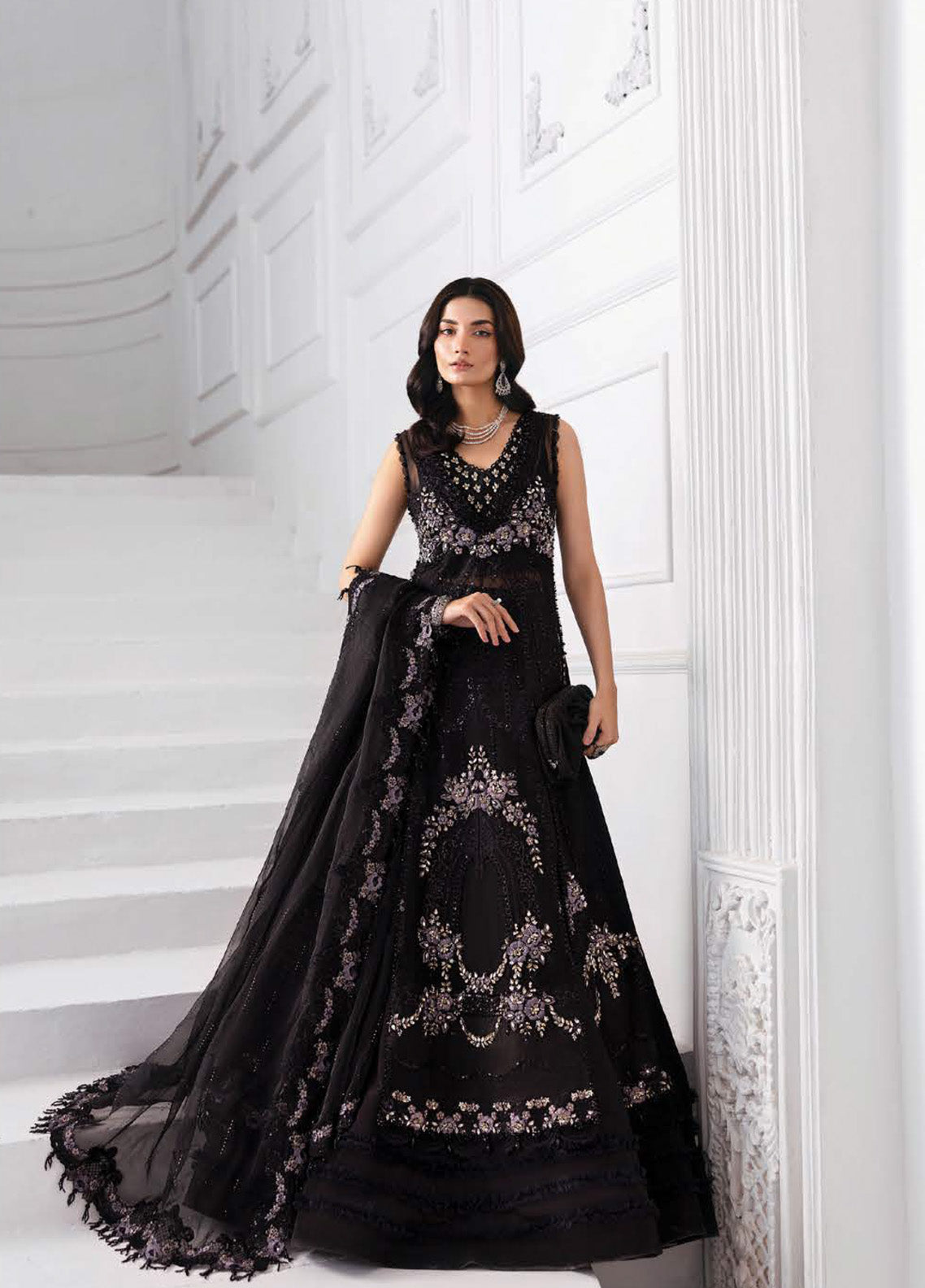 Mbroidered By Maria B Embroidered Organza 3 Piece Unstitched Suit MB25MF BD-2004 Mbroidered By Maria B Embroidered Organza 3 Piece Unstitched Suit MB25MF BD-2004