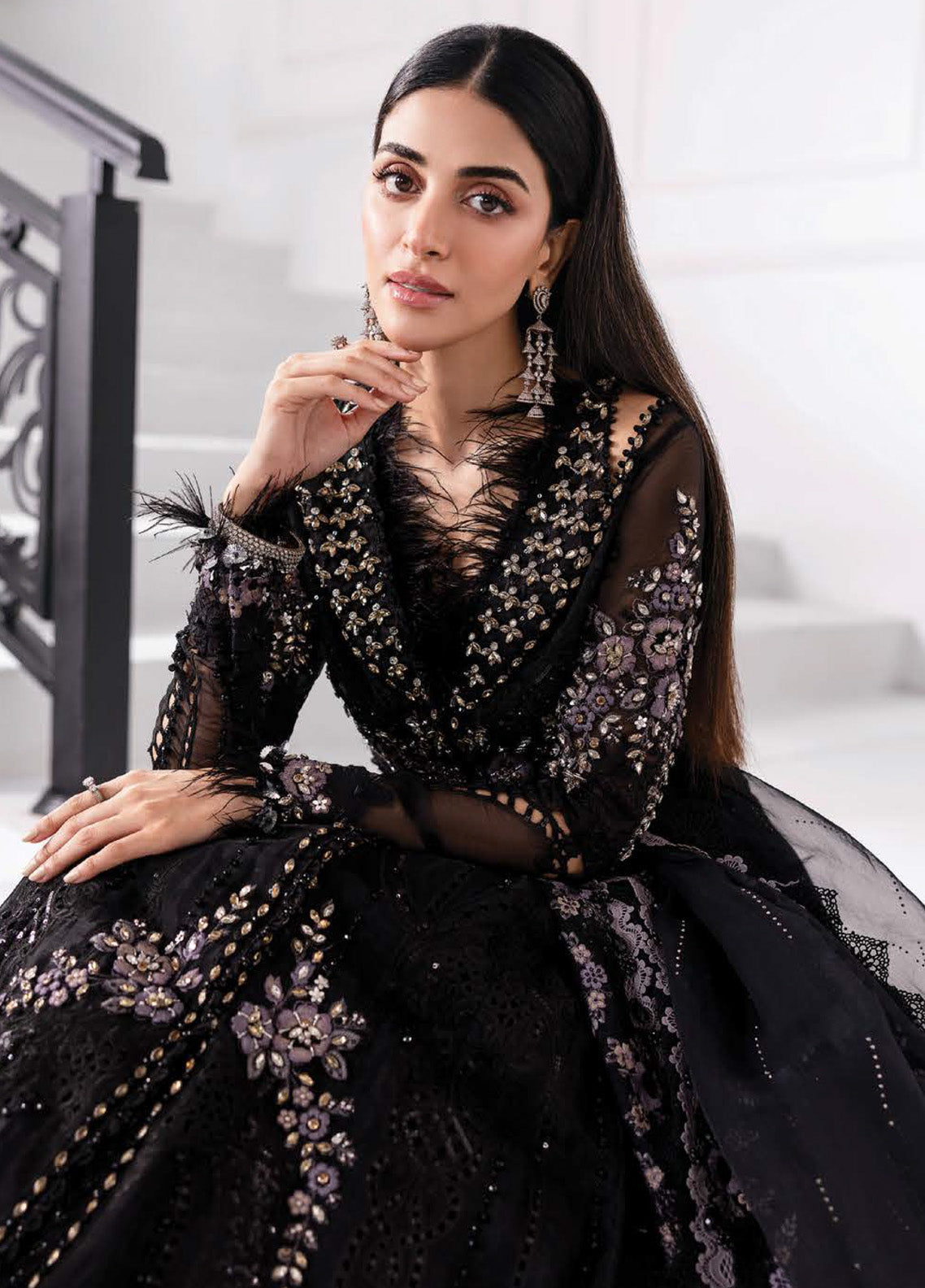 Mbroidered By Maria B Embroidered Organza 3 Piece Unstitched Suit MB25MF BD-2004 Mbroidered By Maria B Embroidered Organza 3 Piece Unstitched Suit MB25MF BD-2004