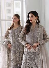 Mbroidered By Maria B Embroidered Organza 3 Piece Unstitched Suit MB25MF BD-2006
