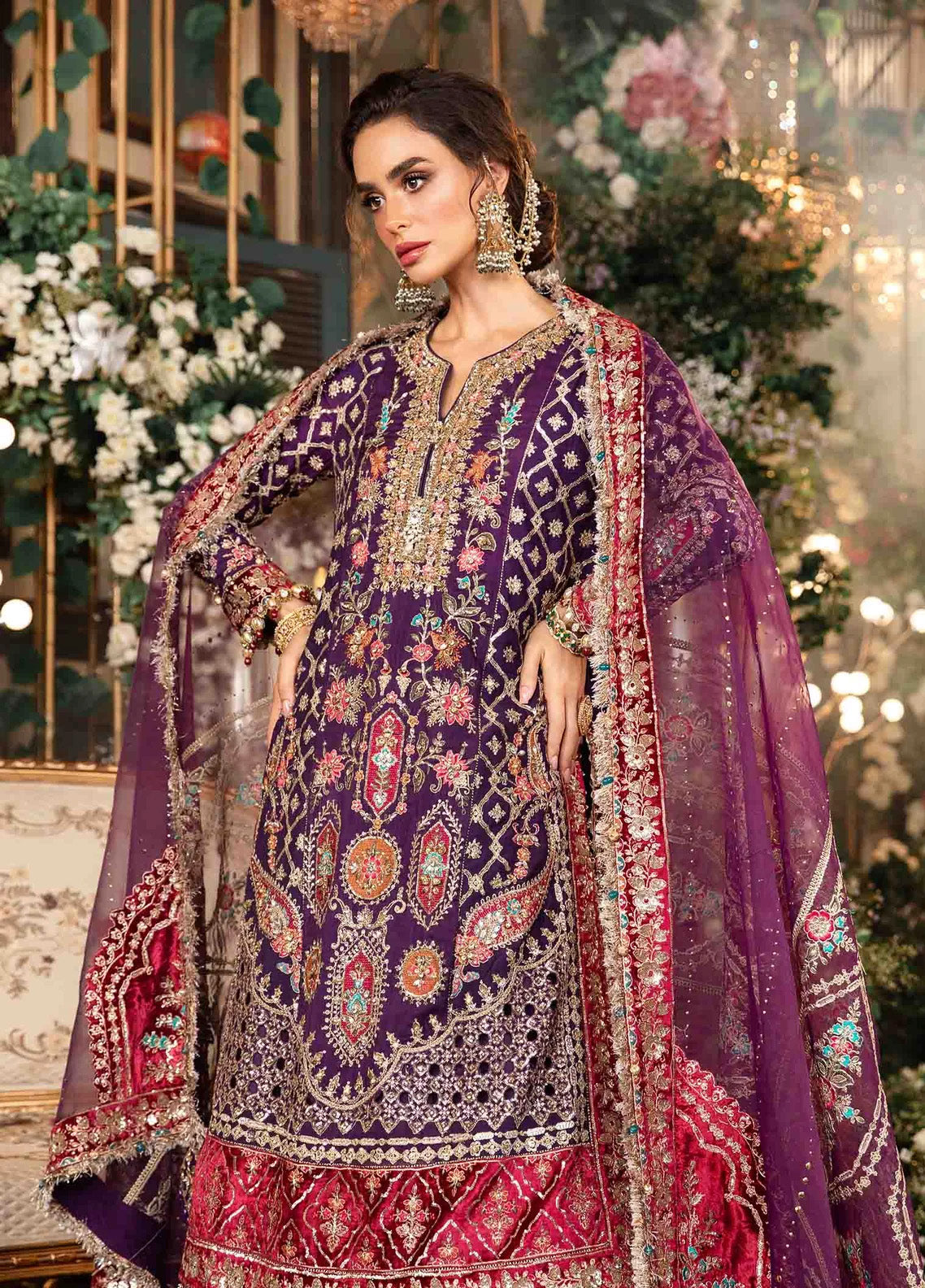 Mbroidered By Maria B Embroidered Raw Silk 3 Piece Unstitched Suit MB24MW D-03 Mbroidered By Maria B Embroidered Raw Silk 3 Piece Unstitched Suit MB24MW D-03