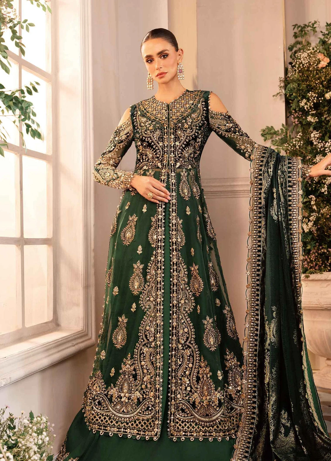 Mbroidered By Maria B Embroidered Velvet 3 Piece Unstitched Suit MB24MW D-04 Mbroidered By Maria B Embroidered Velvet 3 Piece Unstitched Suit MB24MW D-04