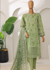 Meenakari By HZ Textiles Shamray Cotton 3 Piece Unstitched Suit HZ25ME MSC-902