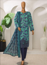 Meenakari By HZ Textiles Shamray Cotton 3 Piece Unstitched Suit HZ25ME MSC-903