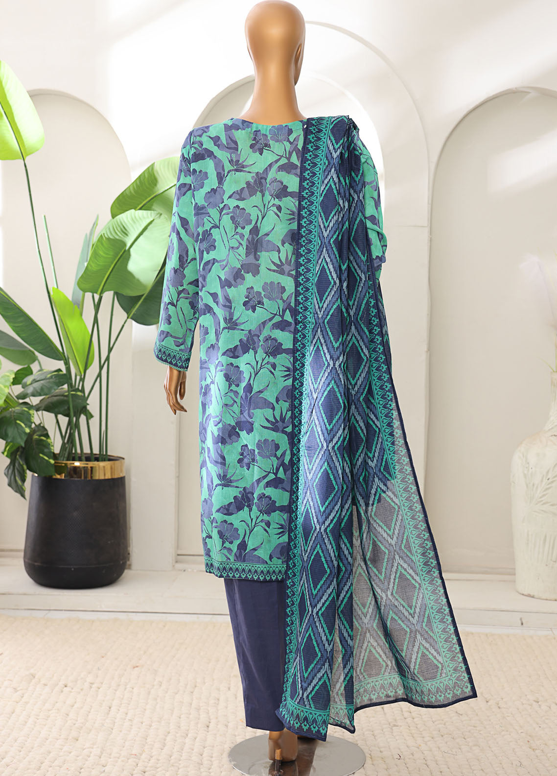 Meenakari By HZ Textiles Shamray Cotton 3 Piece Unstitched Suit HZ25ME MSC-903 Meenakari By HZ Textiles Shamray Cotton 3 Piece Unstitched Suit HZ25ME MSC-903