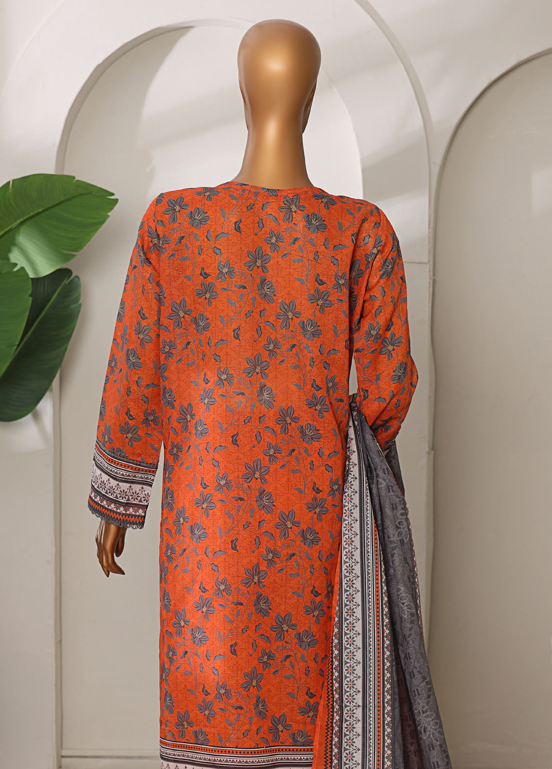 Meenakari By HZ Textiles Shamray Cotton 3 Piece Unstitched Suit HZ25ME MSC-906 Meenakari By HZ Textiles Shamray Cotton 3 Piece Unstitched Suit HZ25ME MSC-906